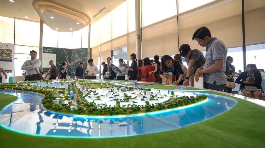 Dòng tiền đổ mạnh về thị trường bất động sản phía Nam Thị trường vệ tinh hút khách quan tâm