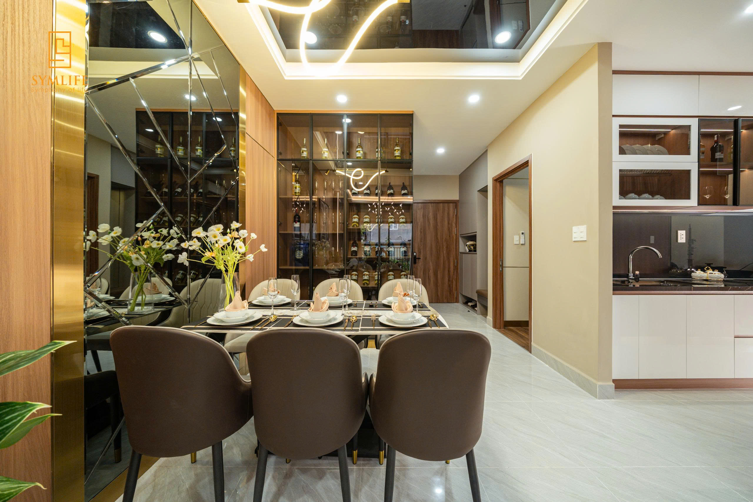 Nhà mẫu Symlife: Căn hộ 2 phòng ngủ