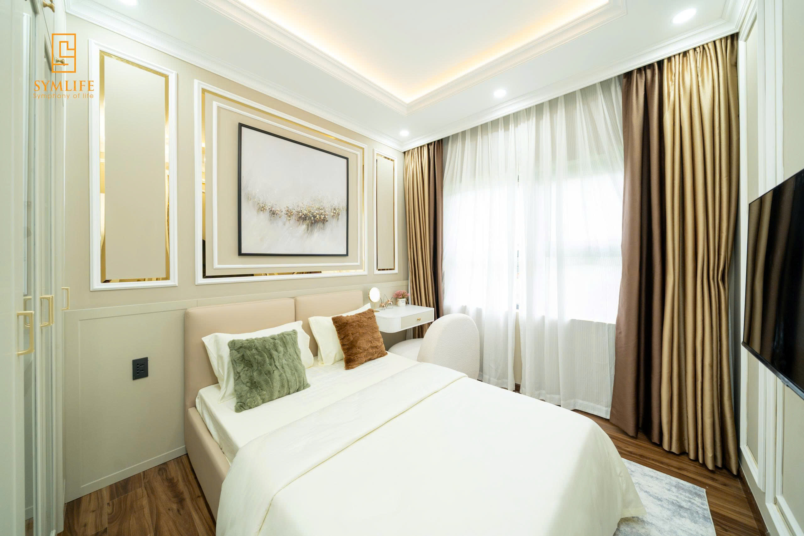 Nhà mẫu Symlife: căn hộ 3 phòng ngủ