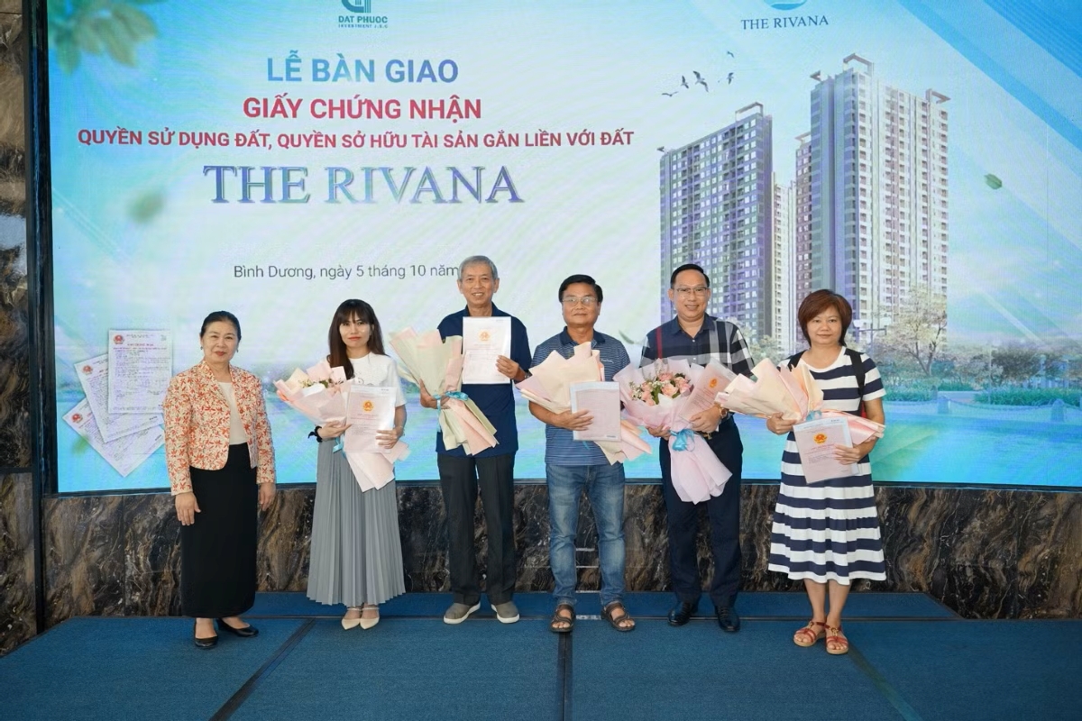 Cập Nhật Tiến Độ Xây Dựng Serena Riverside Mới Nhất Chủ đầu tư Đạt Phước bàn giao sổ hồng cho cư dân Rivana